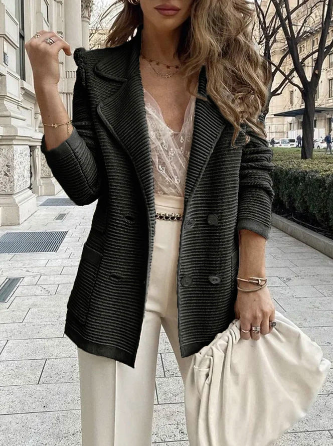 Women's Stylish Knit Blazer NOVAE