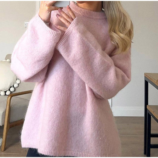 Women's Cozy Oversized Sweater with a Wide Fit NOVAE