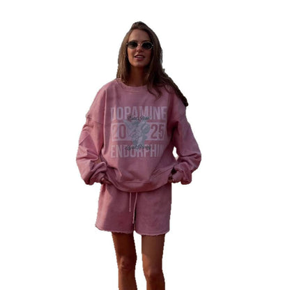 Women's casual sweatshirt with creative logo design and comfortable fit NOVAE