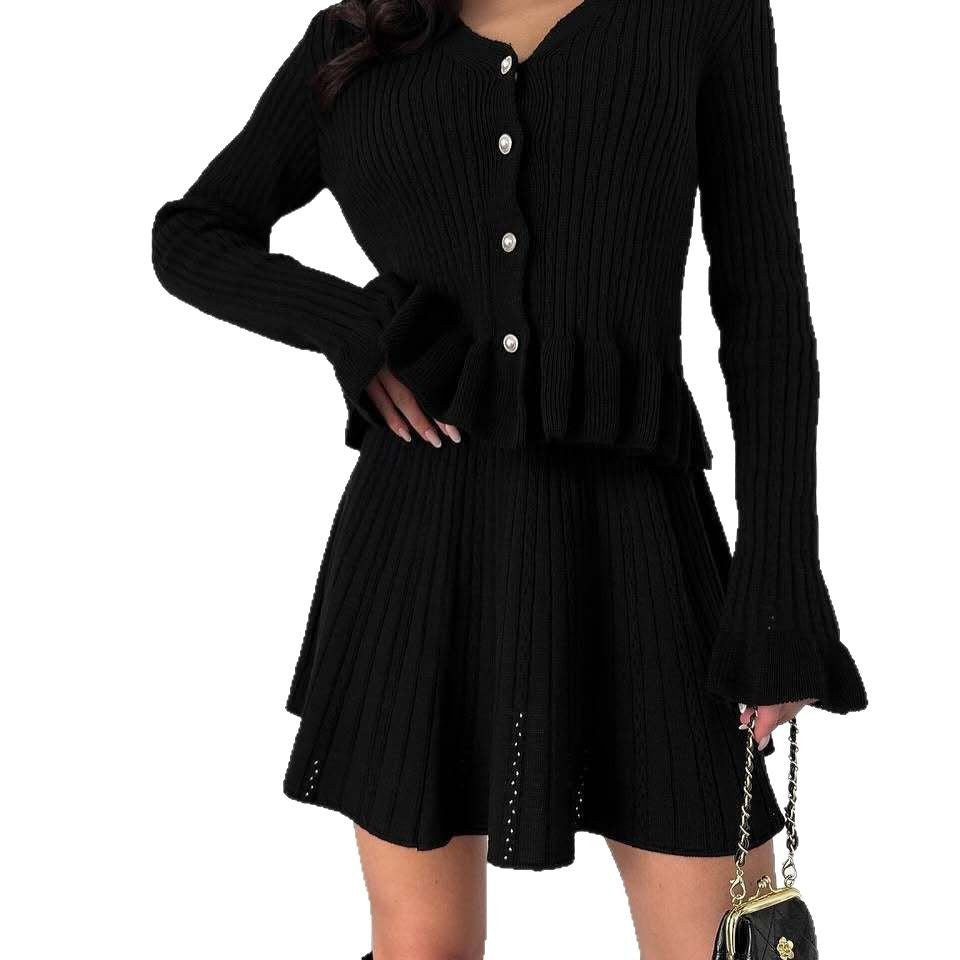 Women's casual dress with pleats and peplum NOVAE