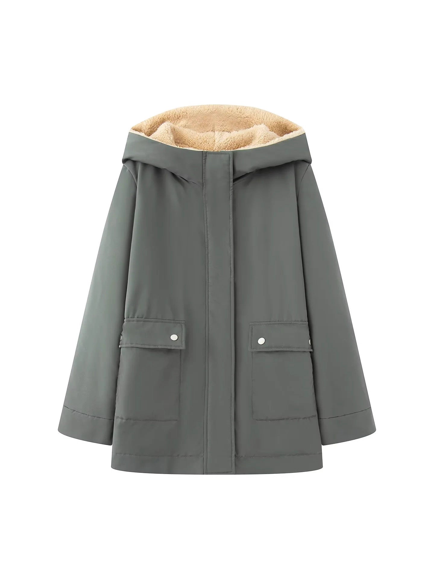 Women's transitional jacket with cozy lining and practical pockets NOVAE