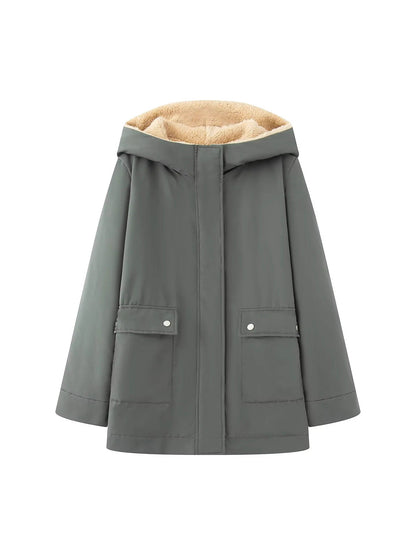 Women's transitional jacket with cozy lining and practical pockets NOVAE