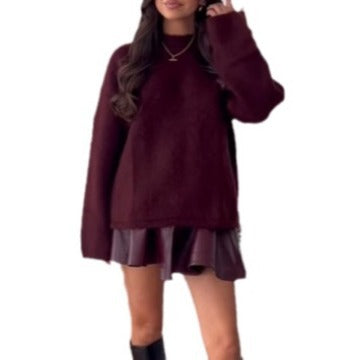 Women's Oversized Cozy Sweater with a Relaxed Fit NOVAE