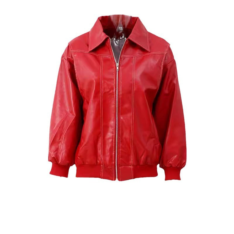 Women's fashionable wrap blazer with structured sleeves NOVAE