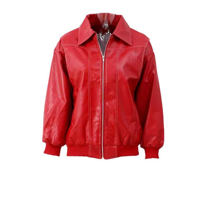 Women's fashionable wrap blazer with structured sleeves NOVAE