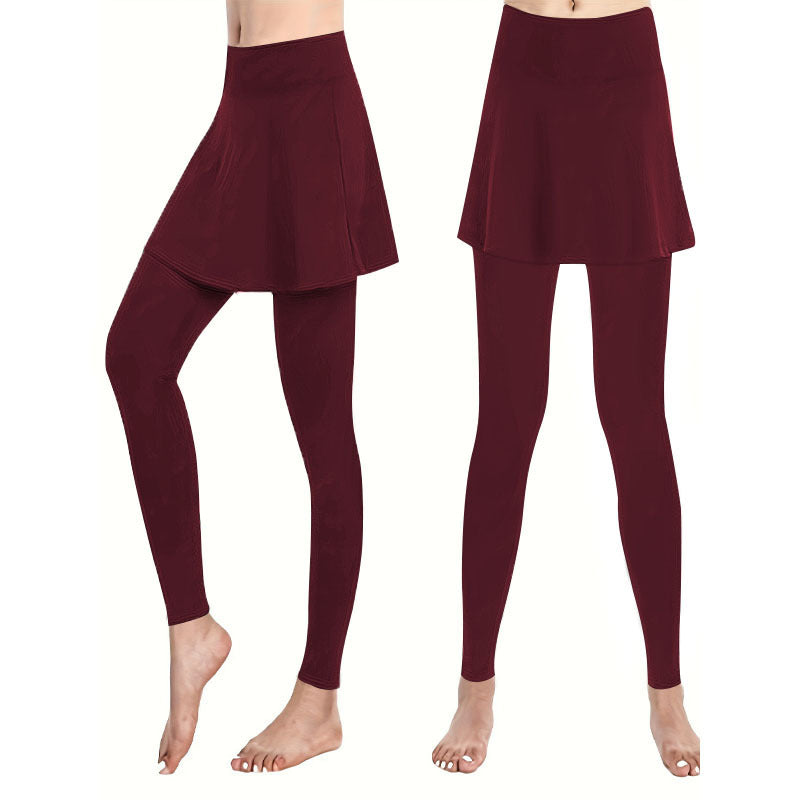 Women's leggings with integrated skirt cut NOVAE