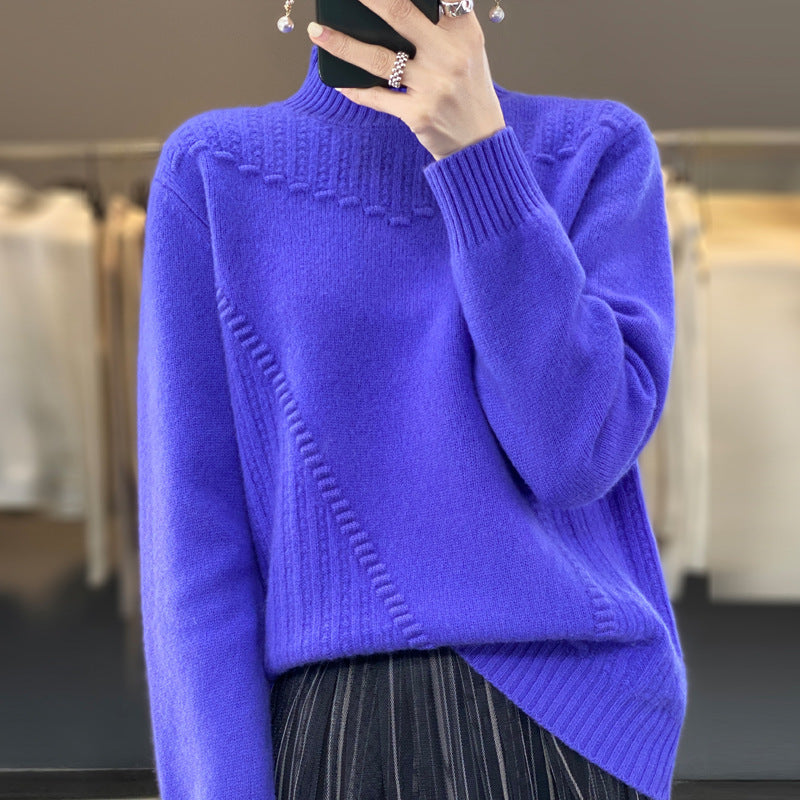 Women's elegant and comfortable knit sweater with a unique design NOVAE
