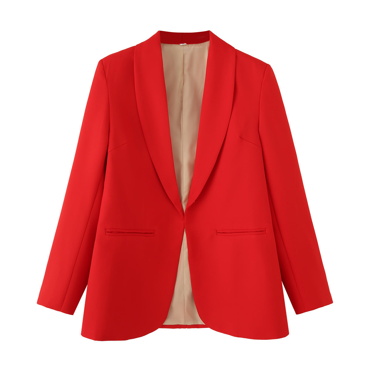 Women's elegant blazer with a modern cut and practical pockets NOVAE