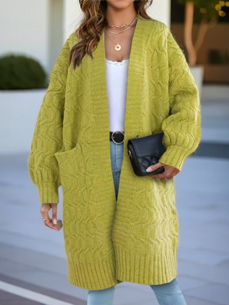 Women's cardigan with pockets NOVAE