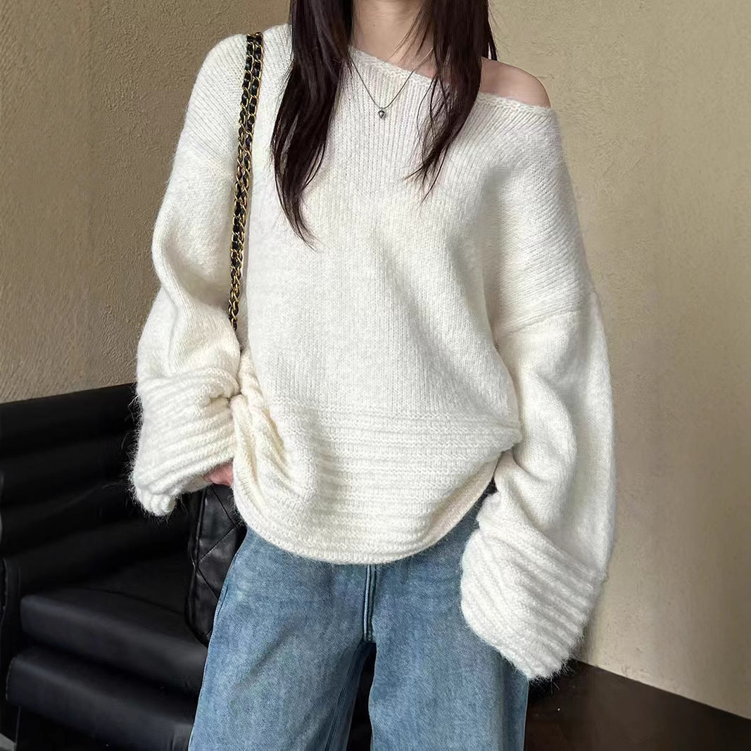 Women's oversized knitted sweater NOVAE