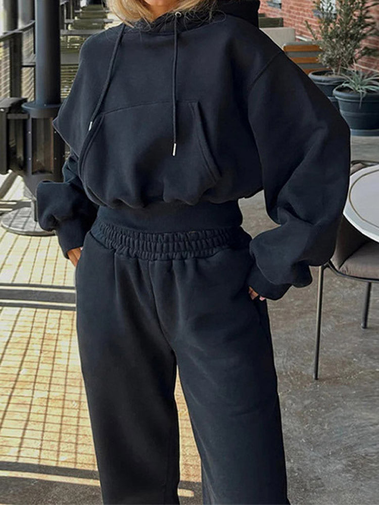 Women's Oversized Hoodie with Elastic Waistband NOVAE