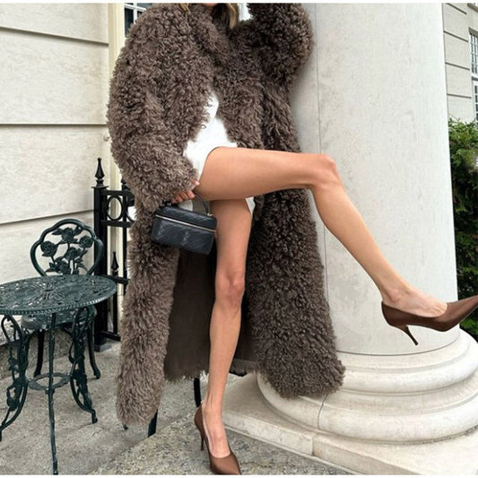 Women's Luxury Faux Fur Oversized Coat NOVAE