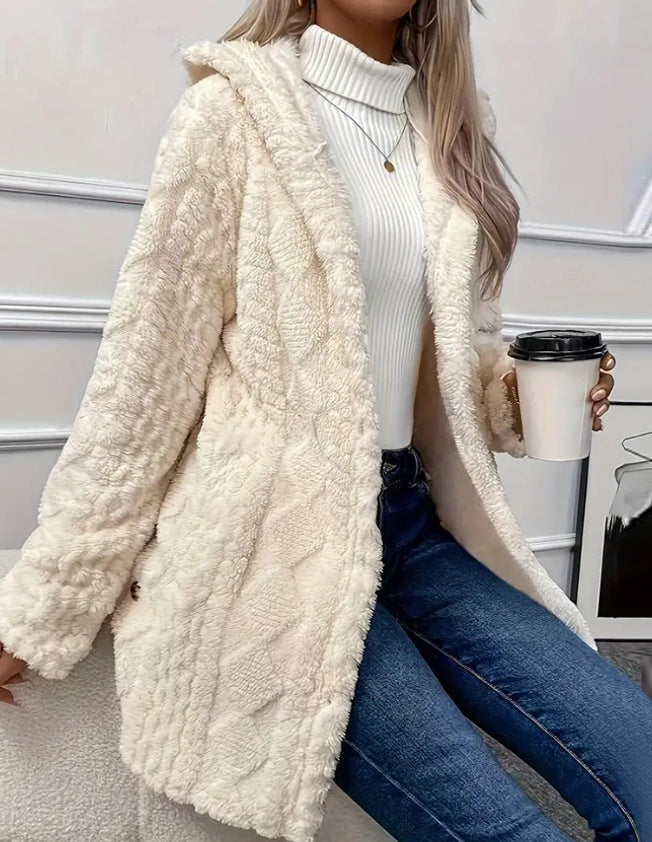 Women's Cozy Teddy Jacket NOVAE