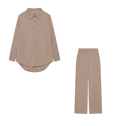 Women's elegant leisure suit set with a relaxed fit and fine fabric NOVAE