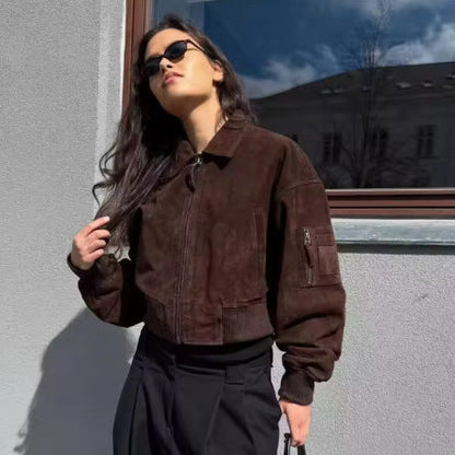 Women's cropped bomber jacket NOVAE