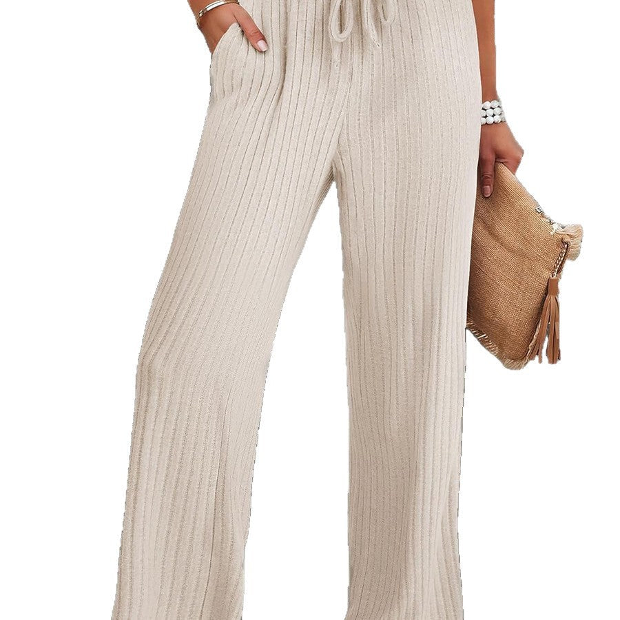 Women's relaxed knit trousers NOVAE