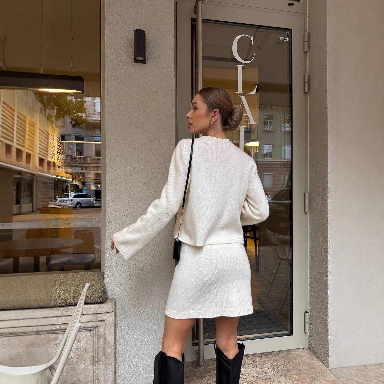 Women's set made of soft knit material NOVAE