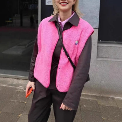 Women's lined vest with side pockets NOVAE