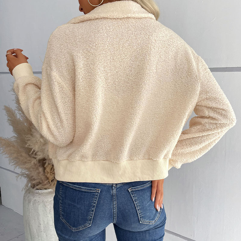 Women's cozy fleece jacket NOVAE