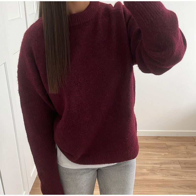 Women's Original Cut Knit Sweater with Soft Material NOVAE