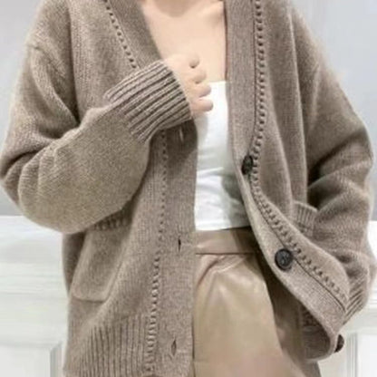 Women's cardigan in a casual oversized style NOVAE