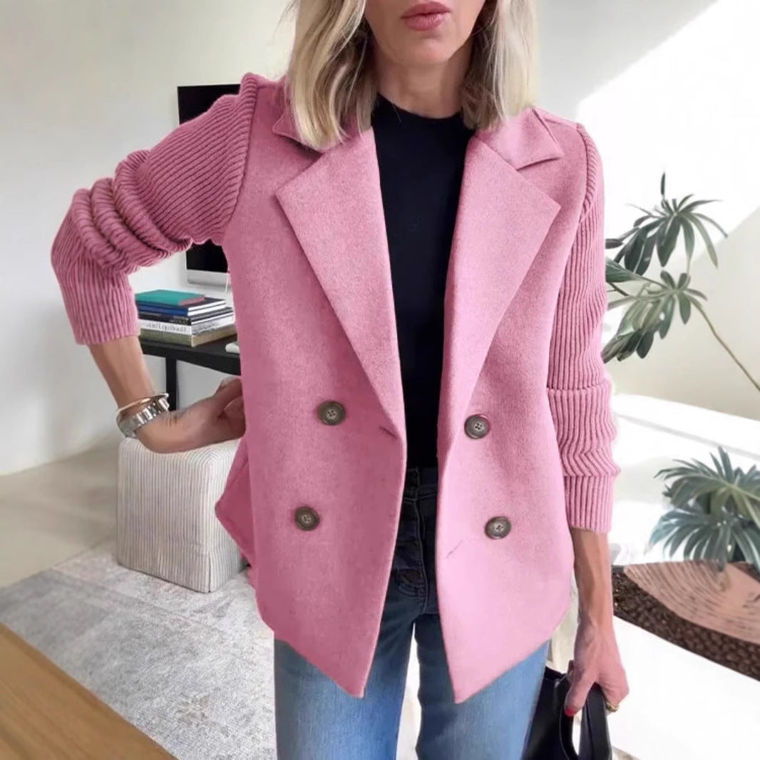 Women's Fashionable Oversized Double-Row Blazer NOVAE