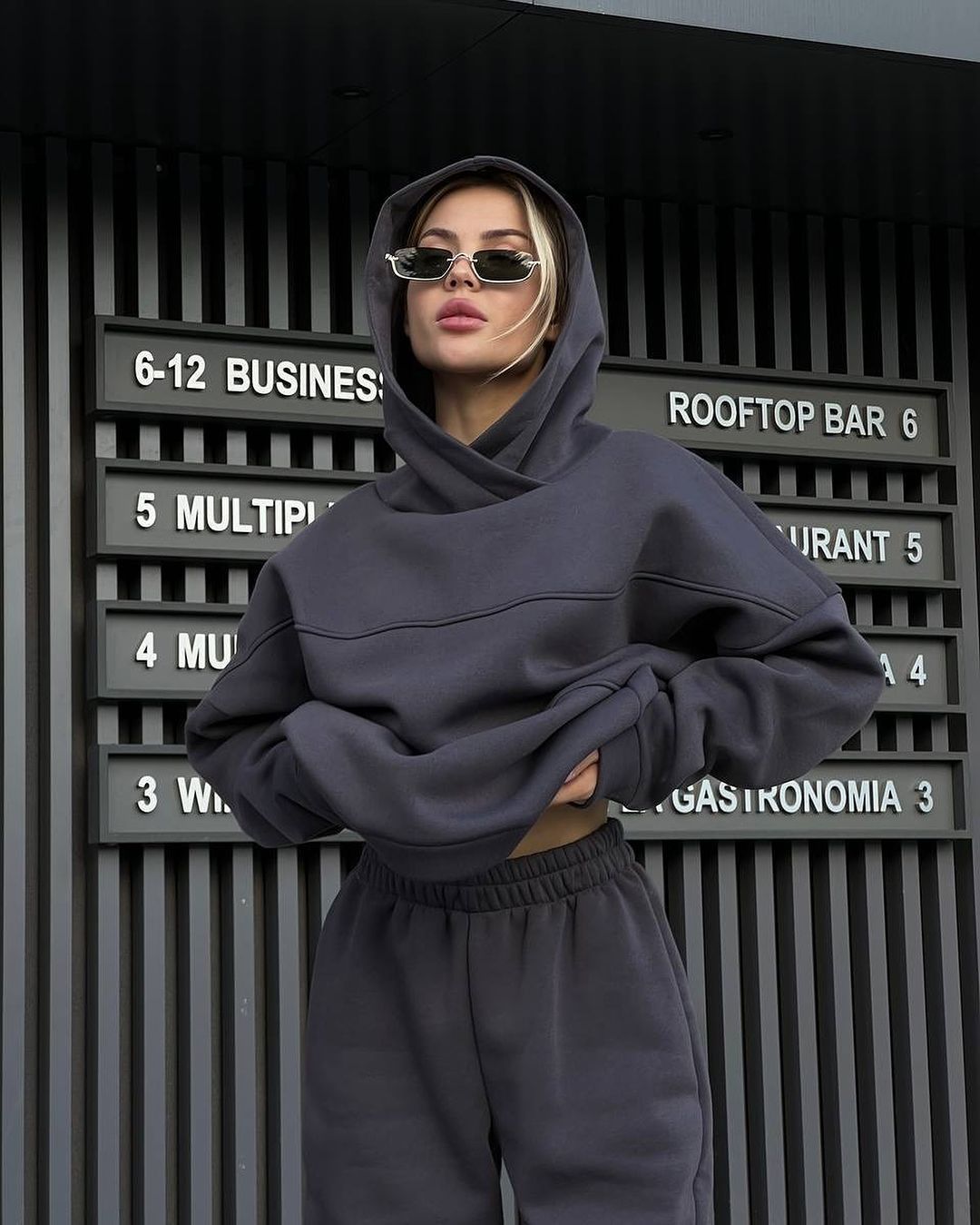 Women's Oversized Hoodie with Hood NOVAE