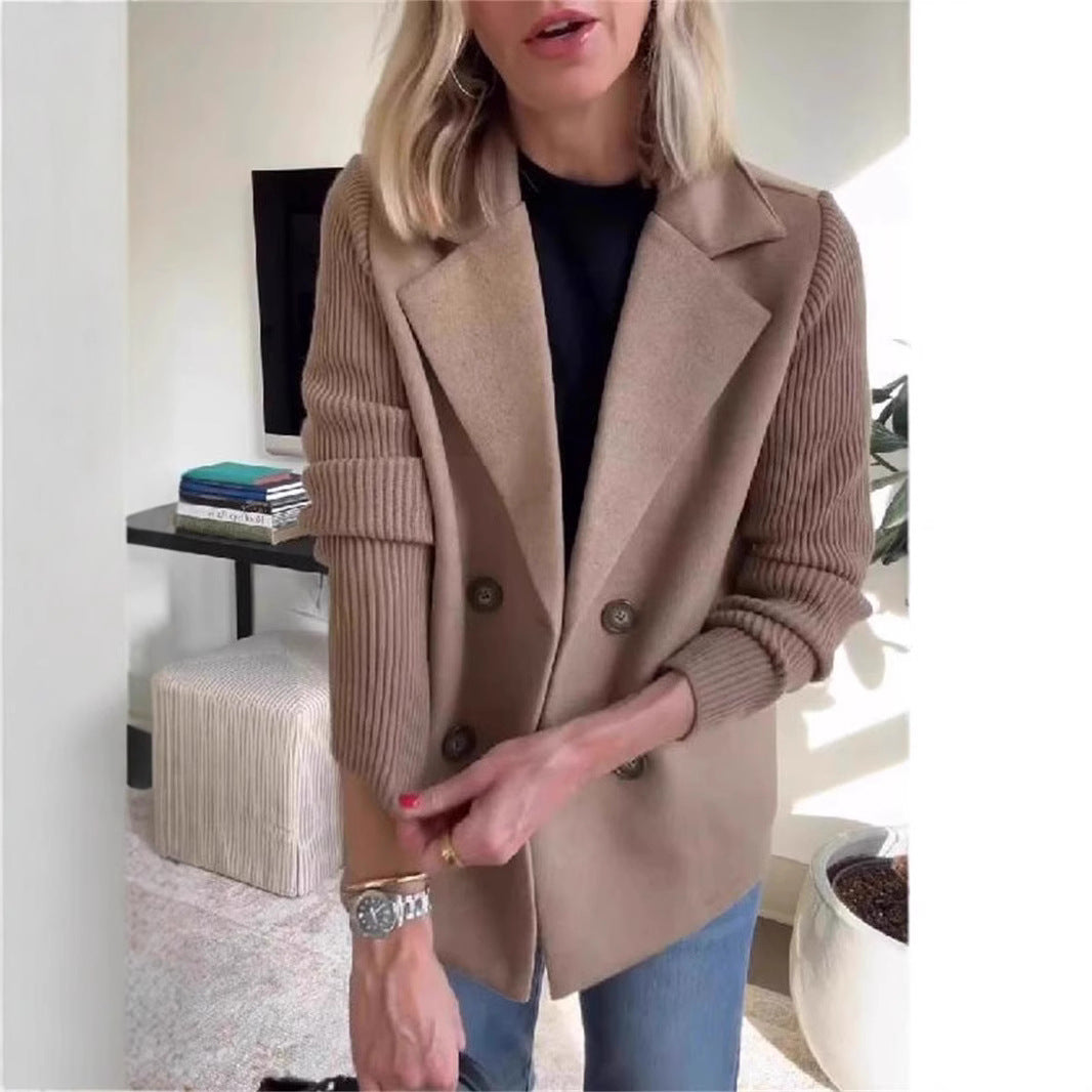 Women's Fashionable Oversized Double-Row Blazer NOVAE