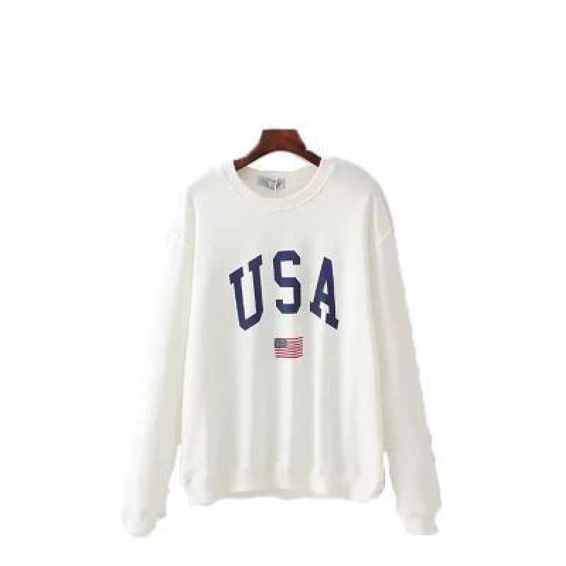 Women's oversized sweatshirt with creative print NOVAE