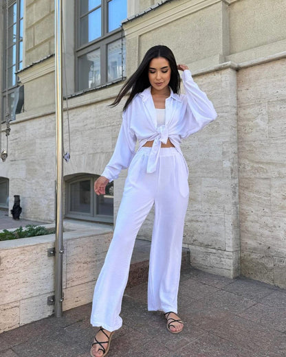 Women's casual two-piece set made of breathable material NOVAE