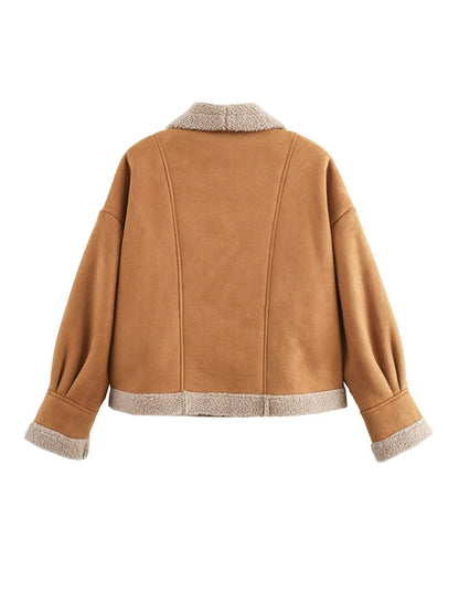 Women's quilted jacket with soft lining and practical pockets NOVAE