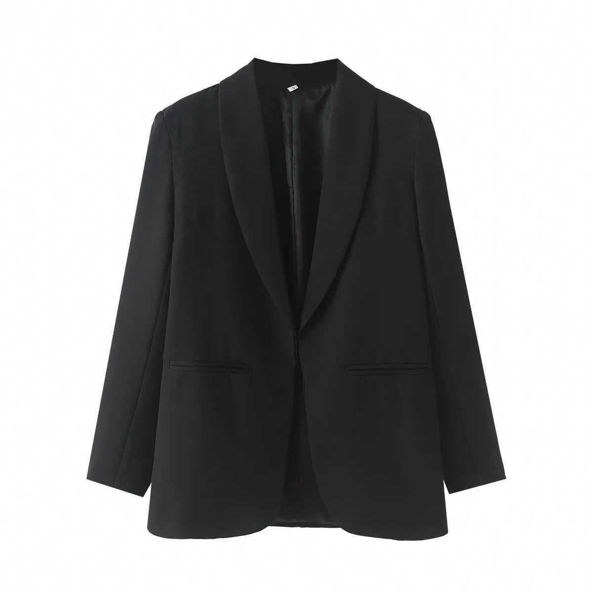 Women's elegant blazer with a modern cut and practical pockets NOVAE