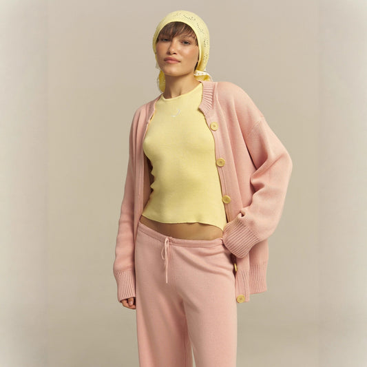 Women's comfortable oversized sweater and casual palazzo pants set NOVAE