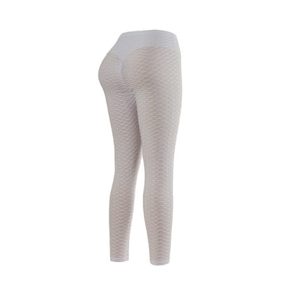 Women's sporty leggings with a textured surface NOVAE