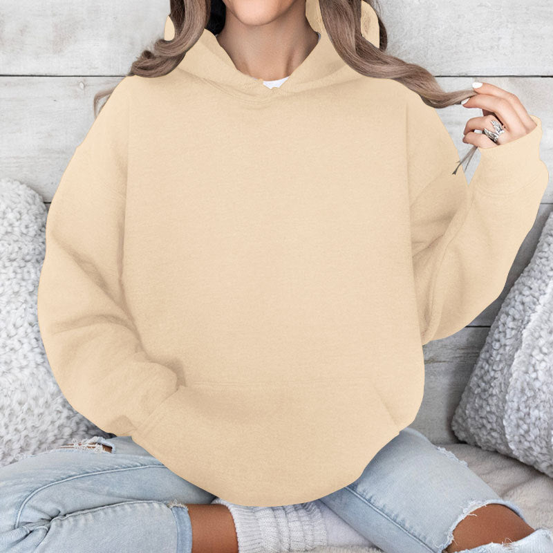 Women's oversized hoodie made of high-quality cotton NOVAE