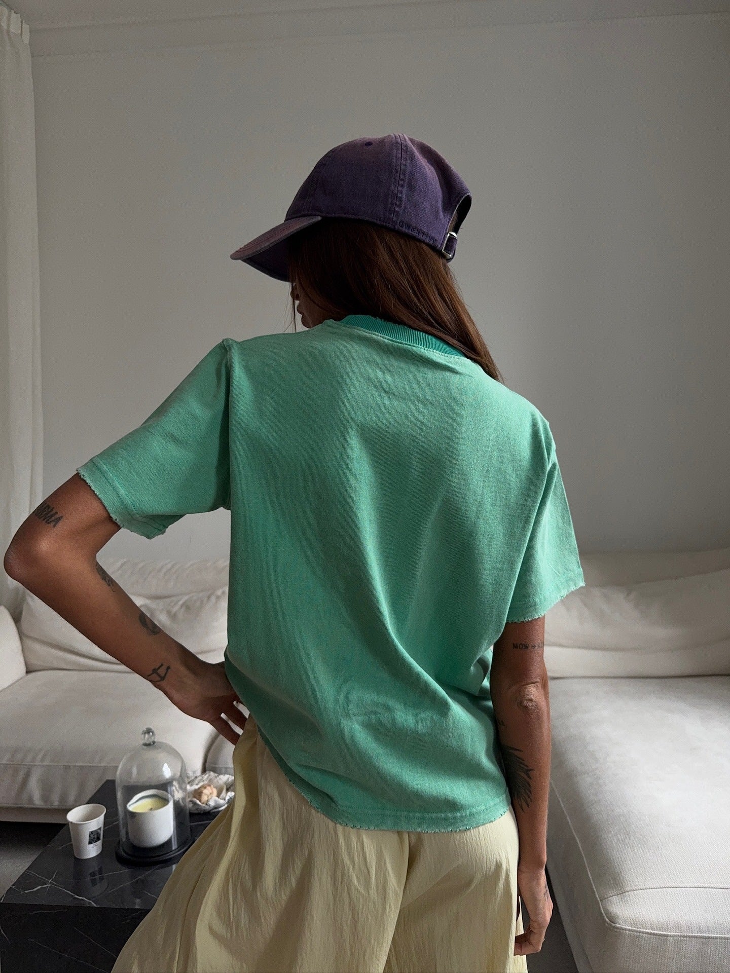 Women's casual T-shirt in a fashionable graphic design and loose fit NOVAE