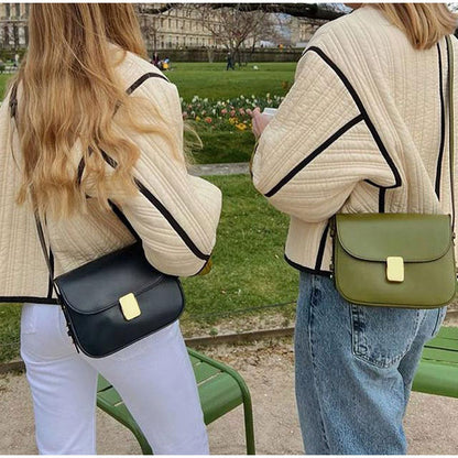 Women's quilted transitional jacket with decorative pockets NOVAE