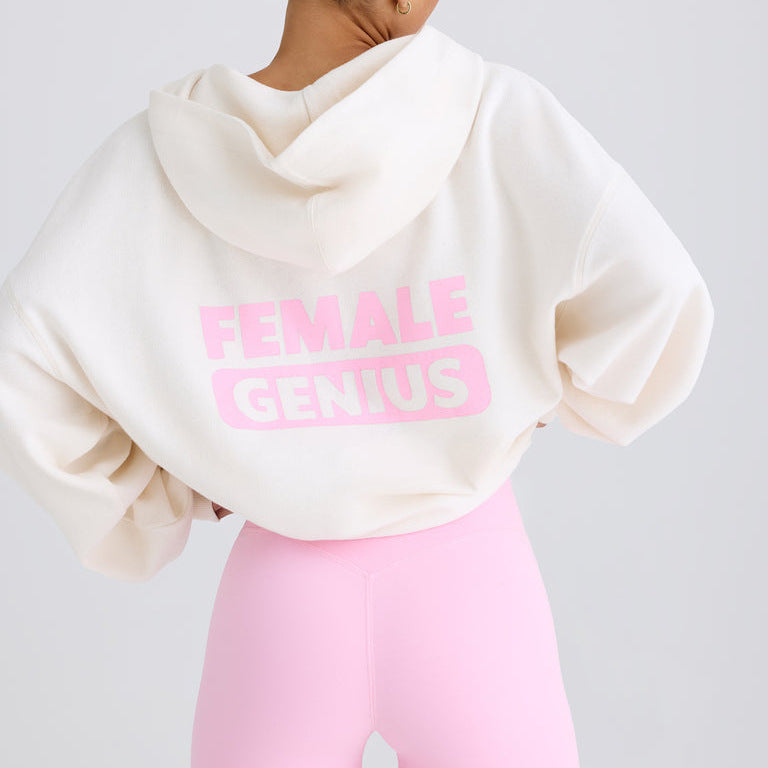 Women's casual oversized hoodie with practical pockets NOVAE