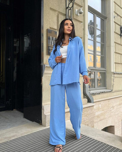 Women's casual two-piece set made of breathable material NOVAE