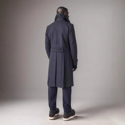 Men's classic duffle coat with double button closure and practical pockets NOVAE