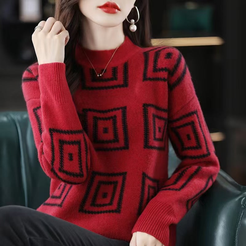 Women's patterned sweater NOVAE