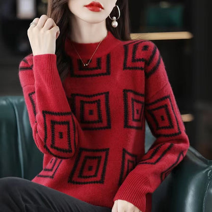 Women's patterned sweater NOVAE