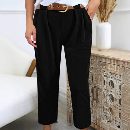 Women's Classic High-Waisted Wide-Leg Trousers NOVAE