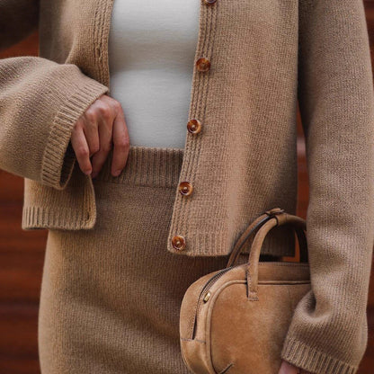 Women's set made of soft knit material NOVAE