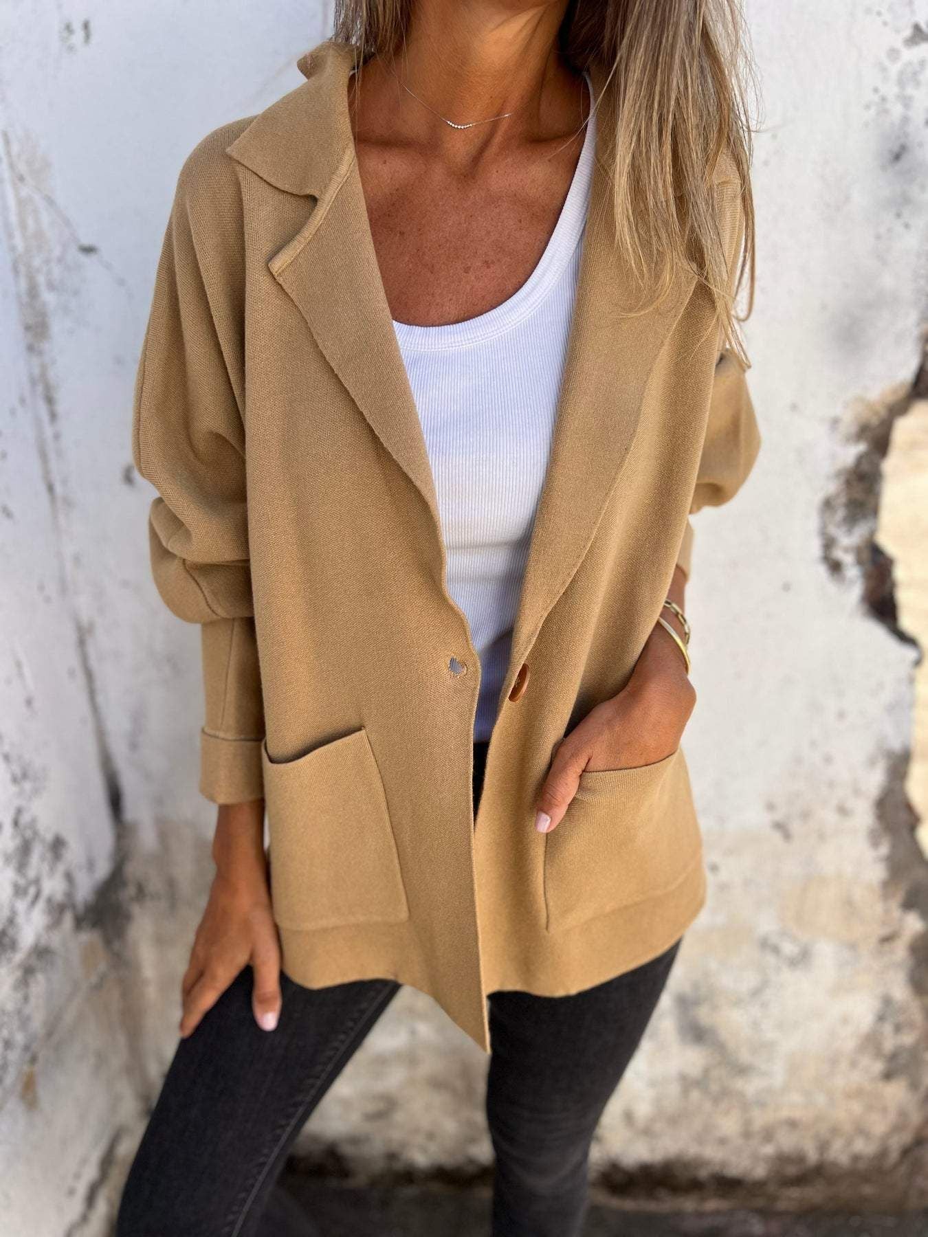Women's fashionable oversized blazer NOVAE