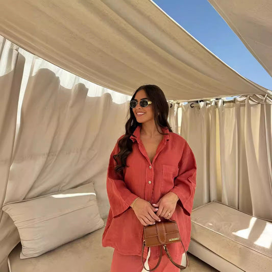 Women's Lightweight Linen Shirt NOVAE