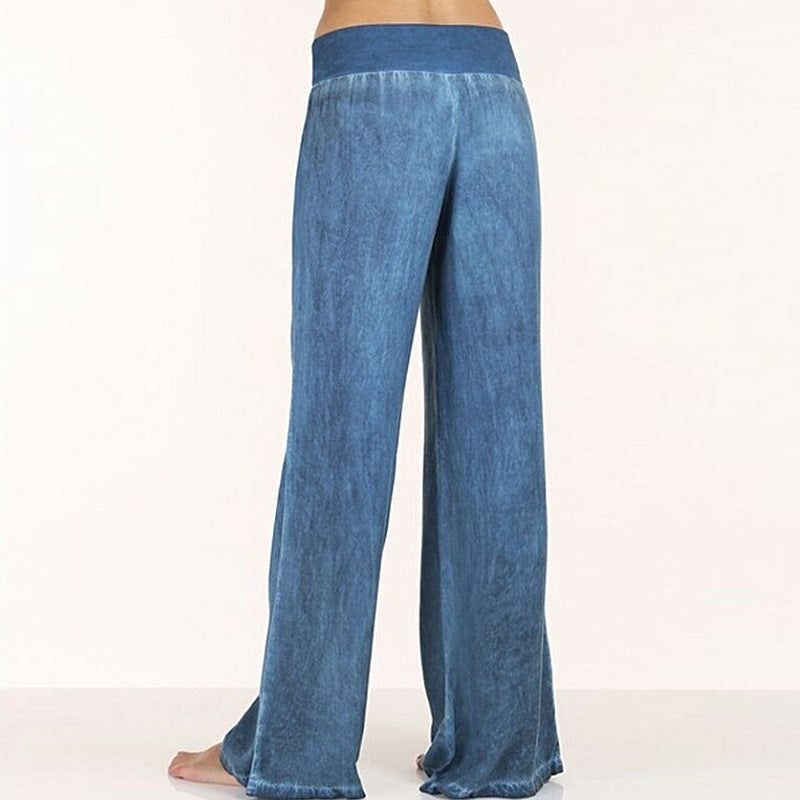 Women's casual wide-leg trousers NOVAE