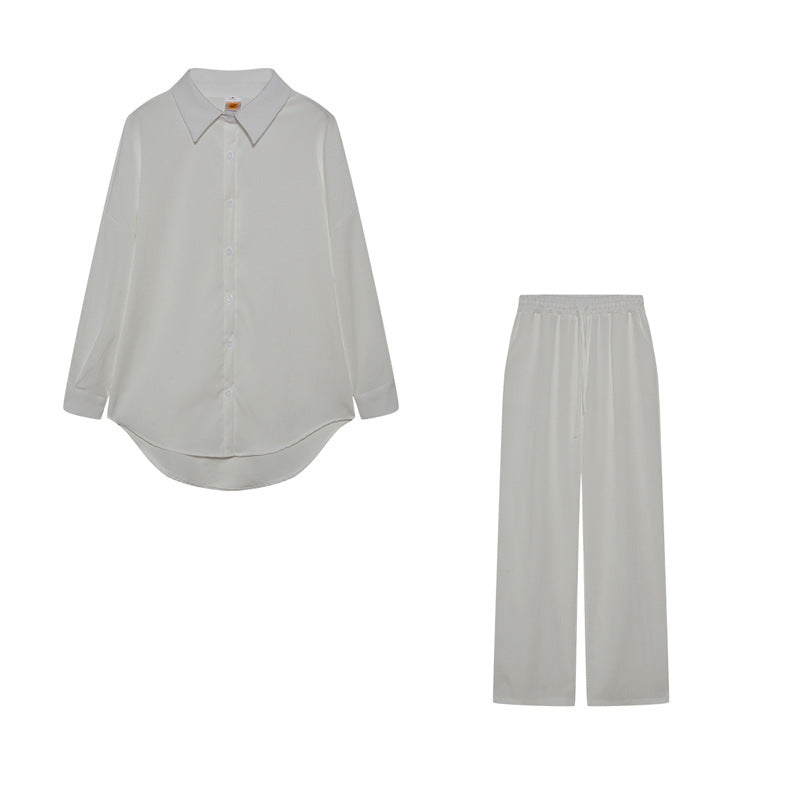 Women's elegant leisure suit set with a relaxed fit and fine fabric NOVAE