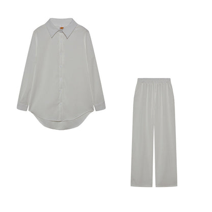 Women's elegant leisure suit set with a relaxed fit and fine fabric NOVAE