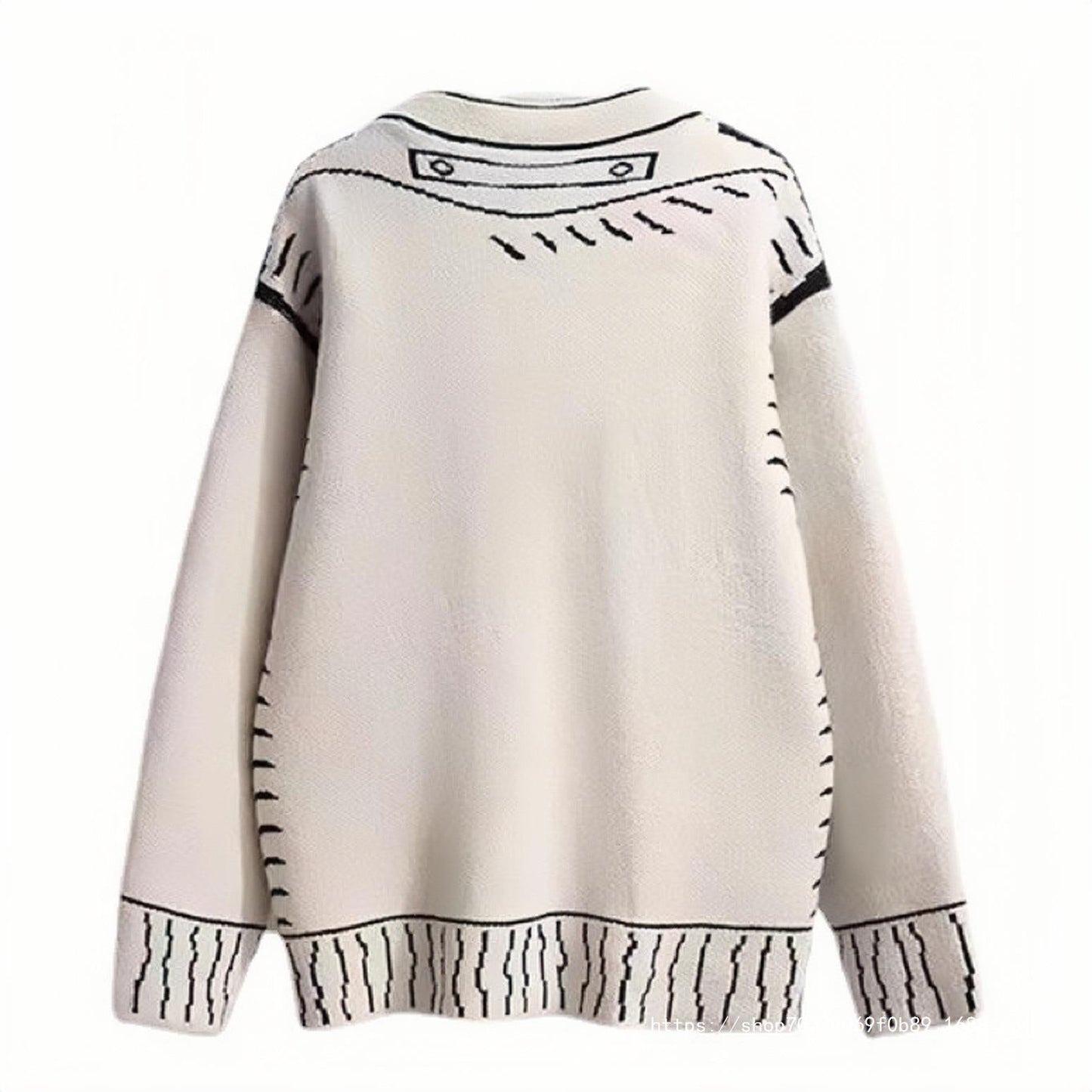 Women's cardigan with creative design and high-quality buttons NOVAE